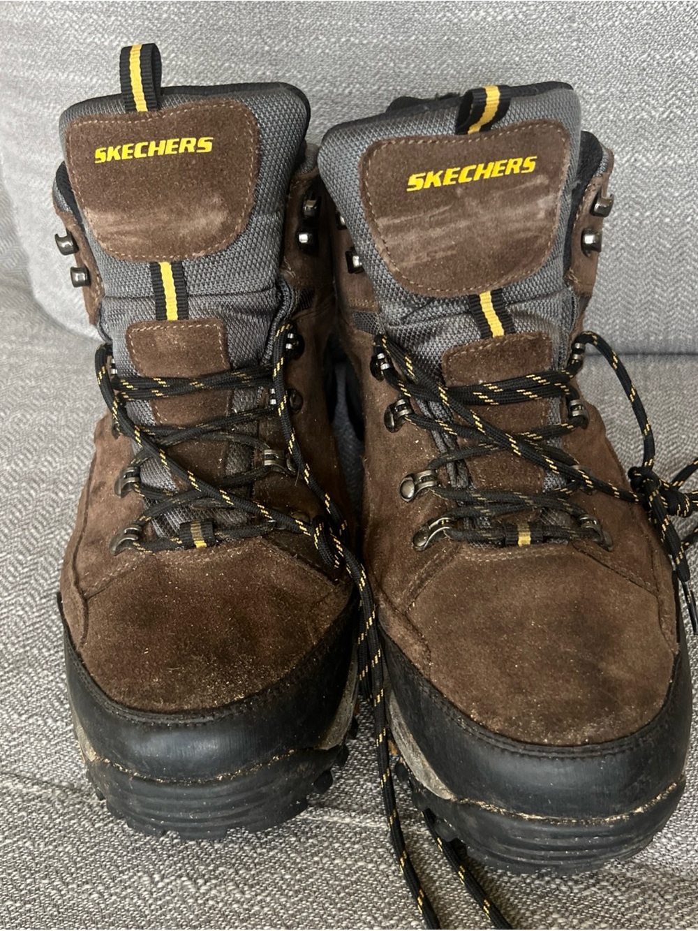 SKECHERS Relment Pelmo Mens 11 Relaxed Fit Waterproof Hiking Boots 64869
